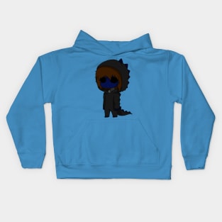 eyeless jack dinosaur chibi Kids Hoodie